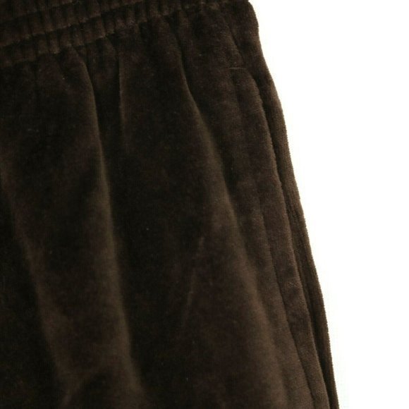 Alfred Dunner Velour Pants Brown Stretch Elastic Waist Petite 10 X 27‎ 10P - Picture 10 of 11
